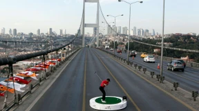 Schlagende Verbindung über zwei Kontinente