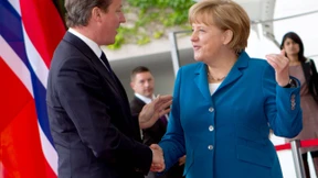 Britischer Premier Cameron besucht Deutschland