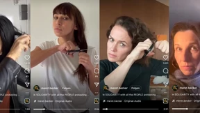 Deutsche Stars schneiden sich Haare ab