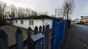 Flüchtlingsheim in ehemaligem KZ-Außenlager