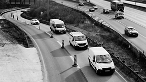 Ansichten der großen Verbindungsstraßen im Rhein-Main-Gebiet