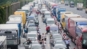 Chaos auf der Autobahn