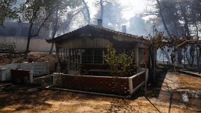 Waldbrände nördlich von Athen