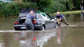 In wenigen Minuten können ganze Ortsteile unter Wasser stehen