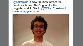 Ein Teenager bricht den Twitter-Rekord