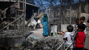 Statisten in einem Abschreckungsdrama