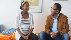 Hochschwangere im Kirchenasyl