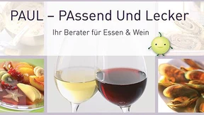 PAUL hilft bei der Weinauswahl zum Essen 