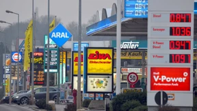 Viel Bewegung an der Tankstelle