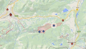 Übersichtskarte der G7-Proteste