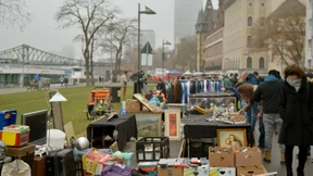 Nicht mehr Platz für den Flohmarkt am Mainufer