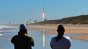 SpaceX im Sonnensturm