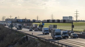 Auf der Autobahn