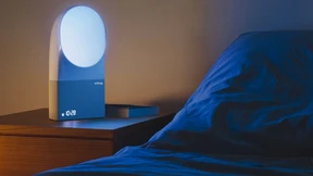 Morgens weckt das blaue Licht