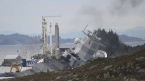 Norwegisches Kriegsschiff kollidiert mit Tanker