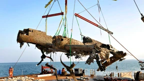 Briten bergen deutschen Bomber