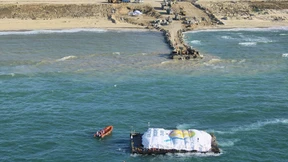 Schiff mit Hilfslieferungen erreicht Gazastreifen