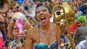 Straßenparty in Rio