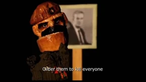 Der Albtraum des Diktators und seiner Idioten