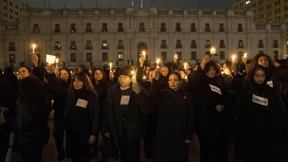 Schweigemarsch für Opfer der Militärdiktatur in Chile