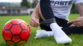 Damit die Schienbeinschoner nicht rutschen