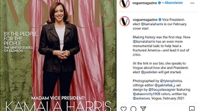 Kamala Harris soll unzufrieden mit „Vogue“-Cover sein