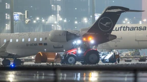 Schnee und Streik dämpfen Frankfurter Flugbetrieb