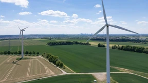 Kaum Mobilfunkantennen an Windrädern