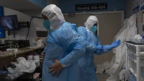 Kampf gegen Corona in britischen Krankenhäusern