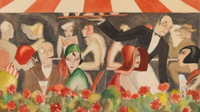 Zusammengerollt  auf dem Dachboden