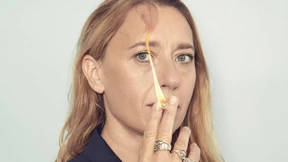 Schreibend mit Paris verschmelzen