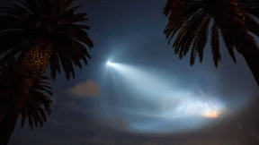 Lichtspektakel über Kalifornien