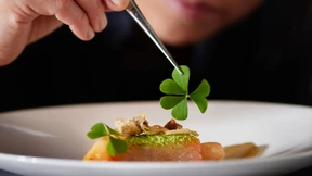 Morgenröte über dem Mittelrhein