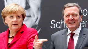 Merkels Schröder-Moment