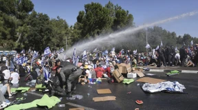 Straßenblockaden am Tag der Entscheidung