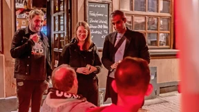 Bierdeckel gegen Feldmann