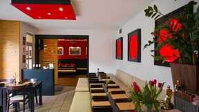 Frühstückssuppe und Wok-Ente