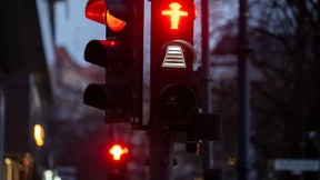 Berlins Fußgängerampeln bekommen zusätzliche Anzeige