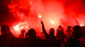 Blockade und Bengalos