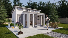 Gartenhäuser kann man auch im Internet kaufen