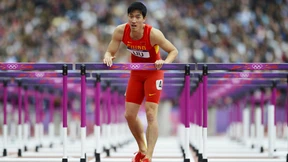 Liu Xiang verlässt die Bahn