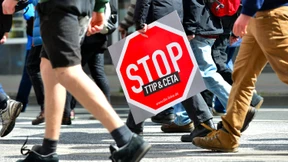 Marschieren gegen TTIP