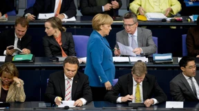 Merkel wirft SPD in Euro-Krise „Unzuverlässigkeit“ vor 