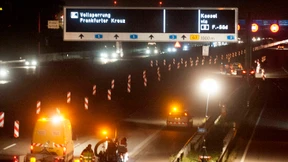 Autobahn gesperrt, aber kaum Staus