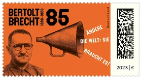 Briefmarke zum 125. Geburtstag