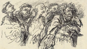 Vor Faust auf der Flucht