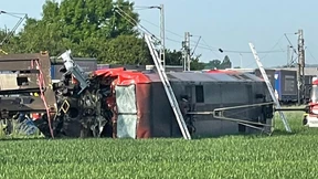 Lokführer stirbt bei Unfall in Südhessen