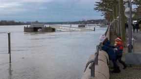 Regen und Tauwetter lassen Flüsse anschwellen