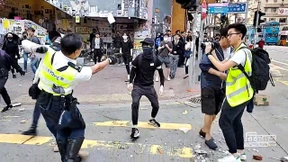 Hongkonger Polizei schießt auf Demonstranten