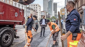 Rollen statt Rumpeln auf der Mainzer Landstraße